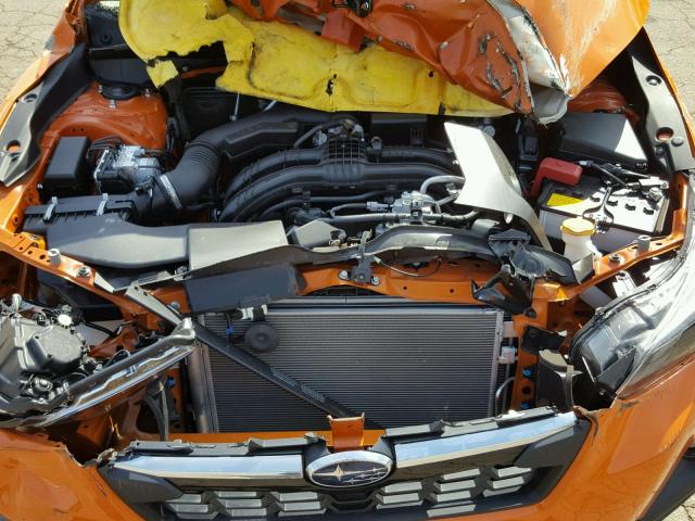 JF2GTAMC6J8262464 - 2018 SUBARU CROSSTREK ORANGE photo 7