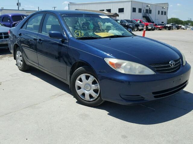 4T1BE32K03U157272 - 2003 TOYOTA CAMRY LE BLUE photo 1