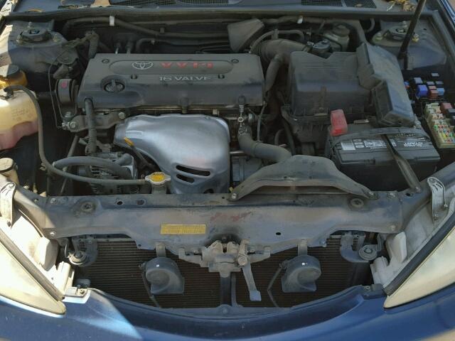 4T1BE32K03U157272 - 2003 TOYOTA CAMRY LE BLUE photo 7