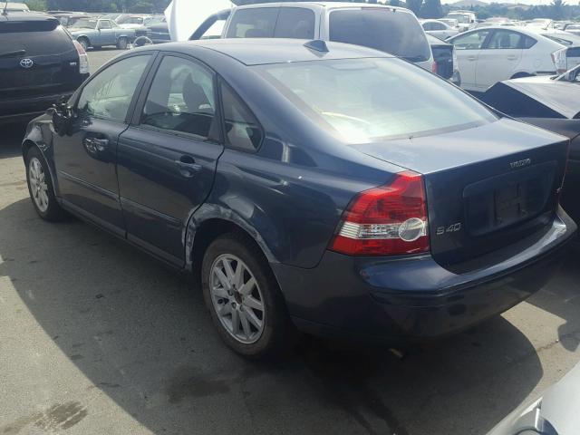 YV1MS682072289264 - 2007 VOLVO S40 T5 BLUE photo 3