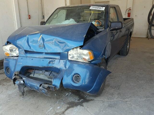 1N6DD26TX4C458763 - 2004 NISSAN FRONTIER BLUE photo 2