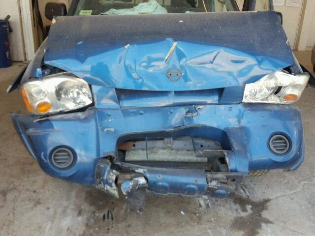 1N6DD26TX4C458763 - 2004 NISSAN FRONTIER BLUE photo 7