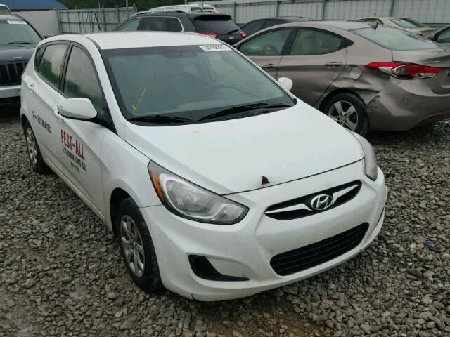 KMHCT5AE6DU093838 - 2013 HYUNDAI ACCENT GLS WHITE photo 1