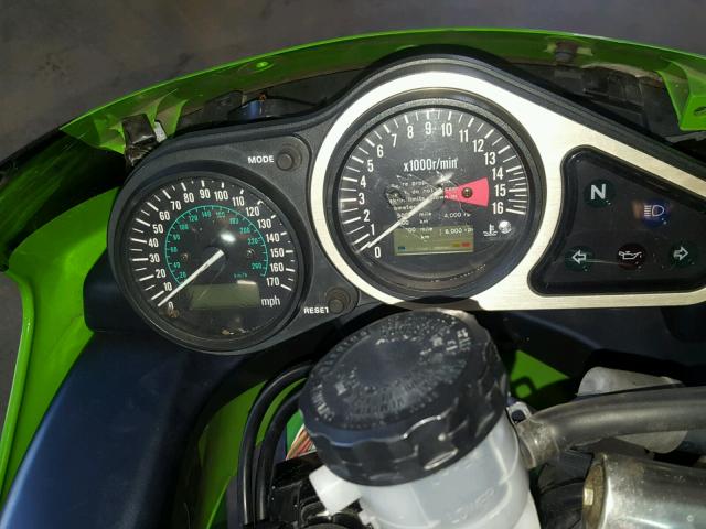 JKAZX4G16WA005130 - 1998 KAWASAKI ZX600 G GREEN photo 8