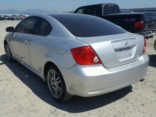 JTKDE177770146555 - 2007 TOYOTA SCION TC 银色 照片 3