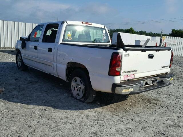 2GCEC13T951125633 - 2005 CHEVROLET SILVERADO WHITE photo 3