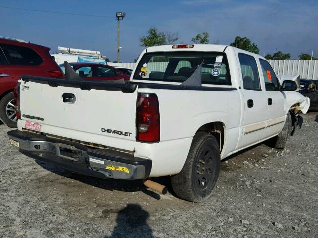 2GCEC13T951125633 - 2005 CHEVROLET SILVERADO WHITE photo 4