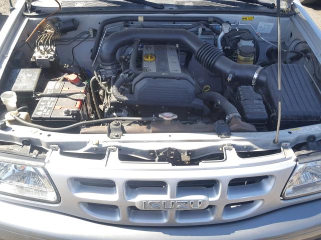 4S2CK58D414334185 - 2001 ISUZU RODEO S SILVER photo 7