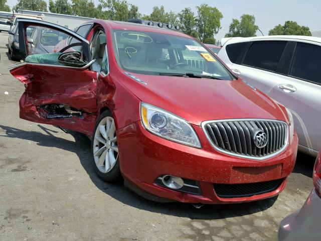 1G4PT5SV3E4210891 - 2014 BUICK VERANO PRE RED photo 1