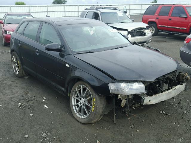 WAUKD78P76A089735 - 2006 AUDI A3 S-LINE BLACK photo 1