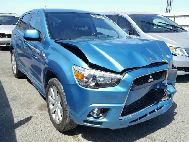 JA4AP4AU8CZ011315 - 2012 MITSUBISHI OUTLANDER TURQUOISE photo 1