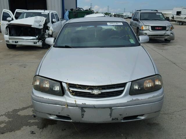 2G1WF55E9Y9176890 - 2000 CHEVROLET IMPALA GRAY photo 10