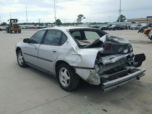 2G1WF55E9Y9176890 - 2000 CHEVROLET IMPALA GRAY photo 3