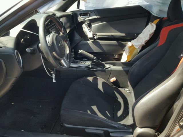 JF1ZNAA12D1710481 - 2013 TOYOTA SCION FR-S CHARCOAL photo 5