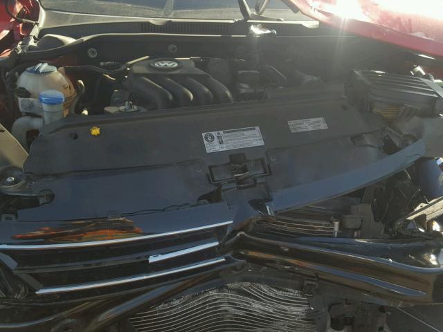 3VW2K7AJ0FM303527 - 2015 VOLKSWAGEN JETTA BASE RED photo 7