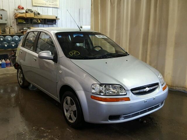 KL1TD66678B100197 - 2008 CHEVROLET AVEO BASE Күміс фото 1