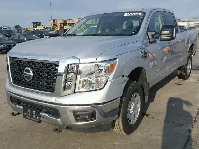 1N6BA1F31HN558352 - 2017 NISSAN TITAN XD S SILVER photo 2