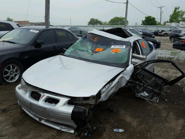 1G2WP52K33F150305 - 2003 PONTIAC GRAND PRIX GRAY photo 2