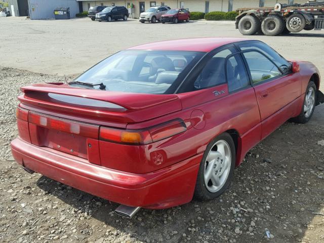 JF1CX3354RK103463 - 1994 SUBARU SVX L RED photo 4