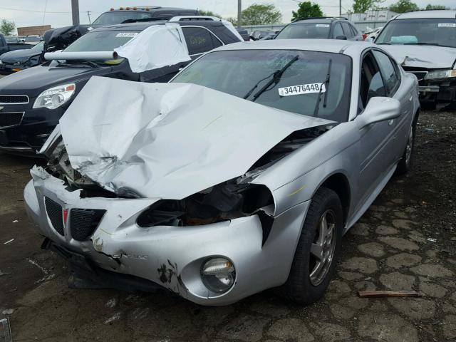 2G2WP522641234143 - 2004 PONTIAC GRAND PRIX SILVER photo 2