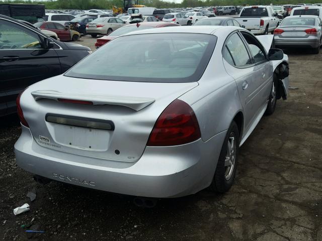 2G2WP522641234143 - 2004 PONTIAC GRAND PRIX SILVER photo 4