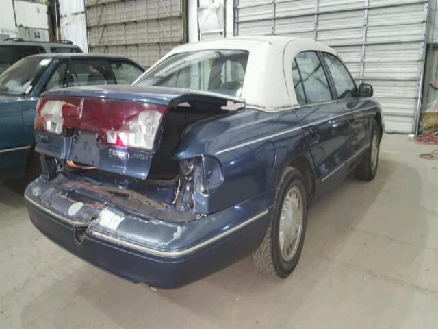 1LNLM97V9TY639857 - 1996 LINCOLN CONTINENTA BLUE photo 4