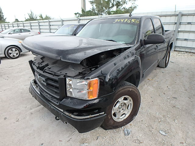 2GTEK13C581134658 - 2008 GMC SIERRA K15 BLACK photo 2