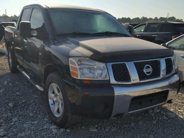 1N6BA07AX6N522387 - 2006 NISSAN TITAN XE BLACK photo 1