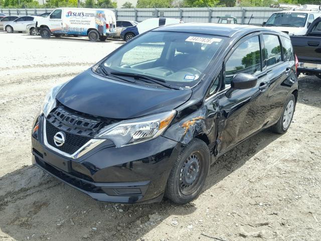 3N1CE2CP8HL360637 - 2017 NISSAN VERSA NOTE BLACK photo 2