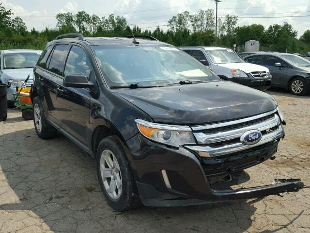 2FMDK4JC1DBA61255 - 2013 FORD EDGE BLACK photo 1