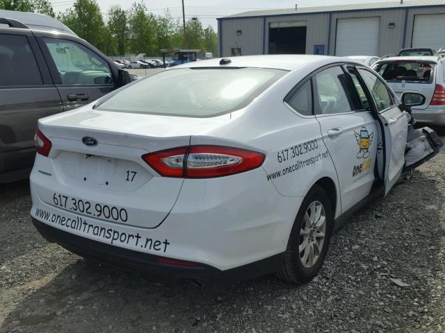 1FA6P0G75F5102579 - 2015 FORD FUSION S WHITE photo 4