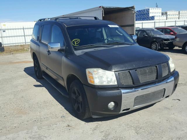 5N1AA08AX4N721204 - 2004 NISSAN ARMADA SE BLACK photo 1