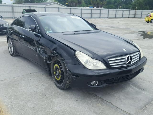 WDDDJ75XX6A062270 - 2006 MERCEDES-BENZ CLS 500C BLACK photo 1