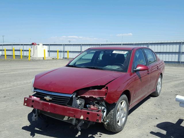 1G1ZT58F47F264133 - 2007 CHEVROLET MALIBU LT RED photo 2