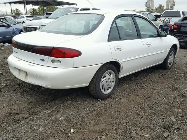 1FALP13P5VW229078 - 1997 FORD ESCORT LX WHITE photo 4