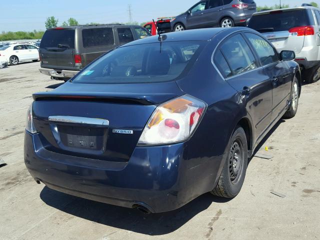 1N4CL21E19C185137 - 2009 NISSAN ALTIMA HYB PURPLE photo 4