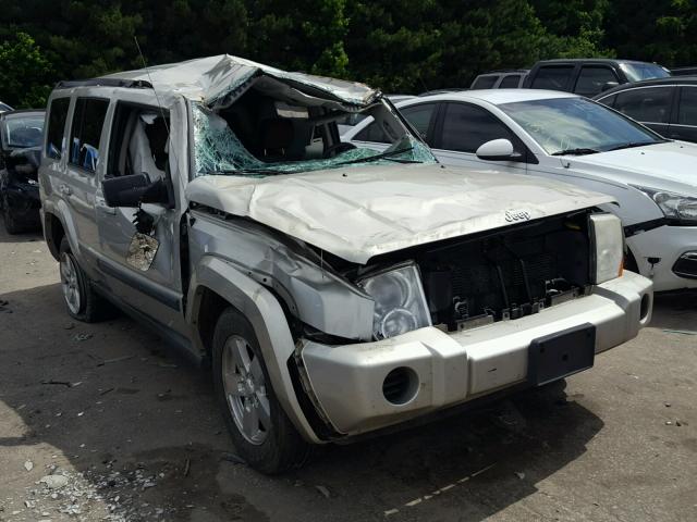 1J8HG48P87C633807 - 2007 JEEP COMMANDER SILVER photo 1