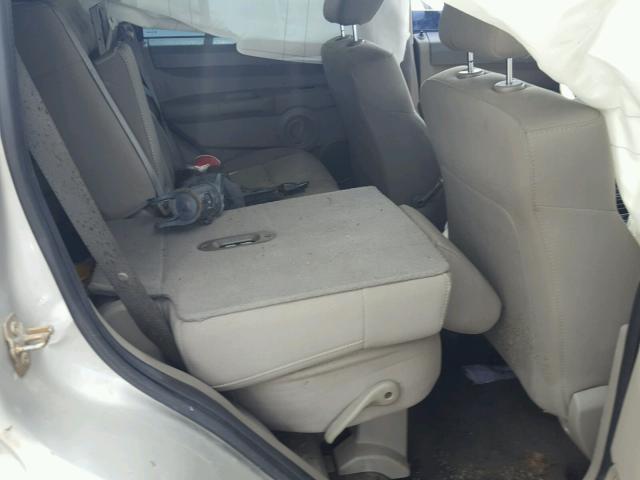 1J8HG48P87C633807 - 2007 JEEP COMMANDER SILVER photo 6