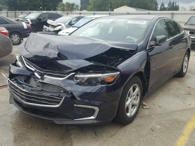 1G1ZB5ST3GF278560 - 2016 CHEVROLET MALIBU LS Mavi foto 2