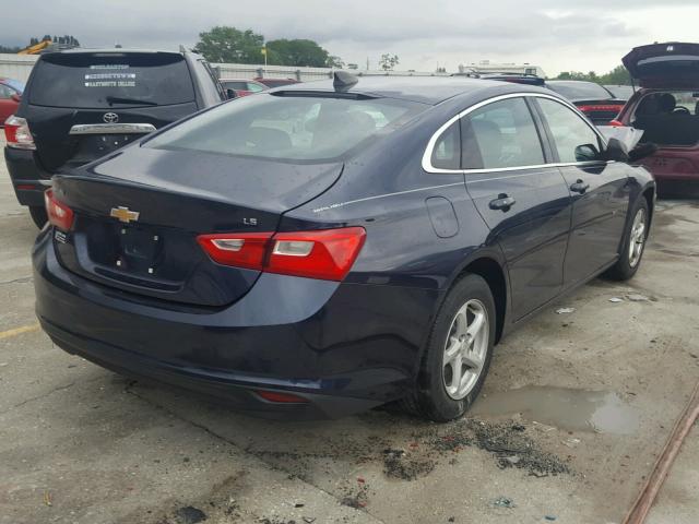 1G1ZB5ST3GF278560 - 2016 CHEVROLET MALIBU LS Mavi foto 4
