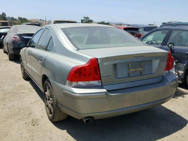 YV1RS592162525580 - 2006 VOLVO S60 2.5T SILVER photo 3