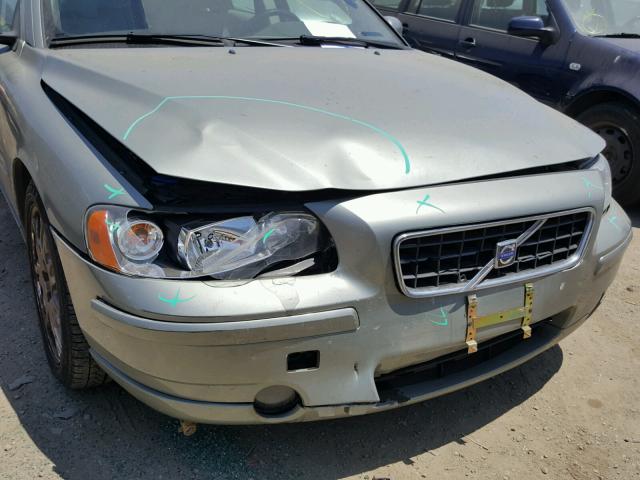 YV1RS592162525580 - 2006 VOLVO S60 2.5T SILVER photo 9