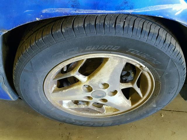 1G2WP52K61F232378 - 2001 PONTIAC GRAND PRIX BLUE photo 9