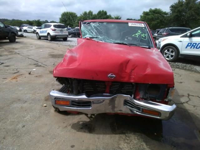1N6SD16S7VC355519 - 1997 NISSAN TRUCK KING RED photo 9