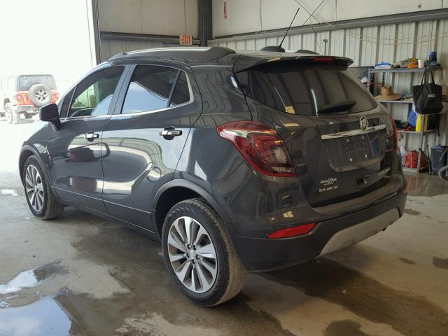 KL4CJASB7JB586288 - 2018 BUICK ENCORE PRE GRAY photo 3