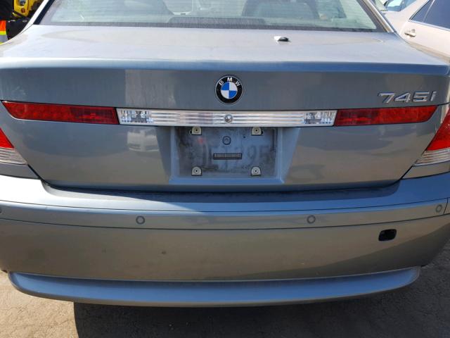 WBAGL63422DP52962 - 2002 BMW 745 I GREEN photo 9