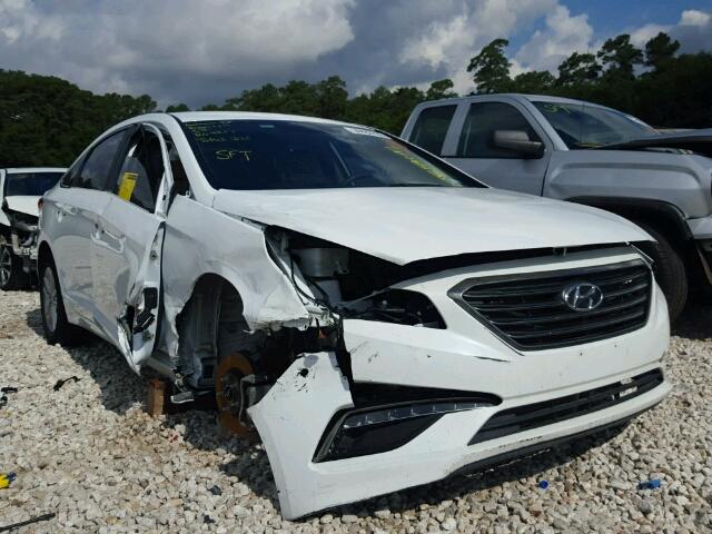 5NPE24AA5FH144198 - 2015 HYUNDAI SONATA ECO WHITE photo 1