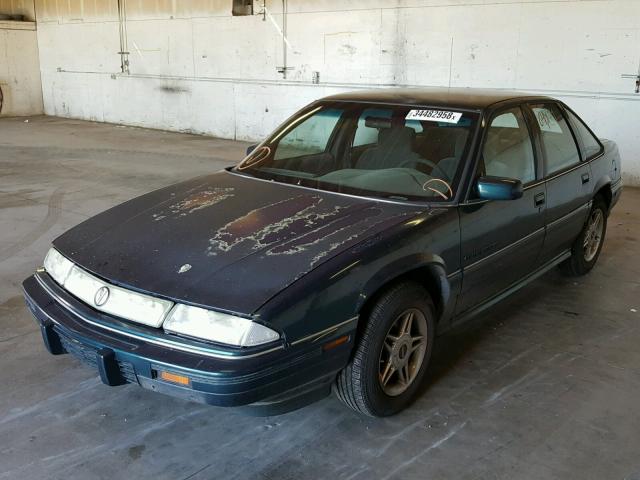 1G2WJ52M8TF231044 - 1996 PONTIAC GRAND PRIX GREEN photo 2