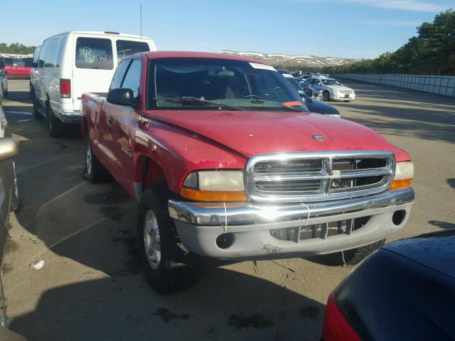 1B7GG23X4VS263182 - 1997 DODGE DAKOTA RED photo 1