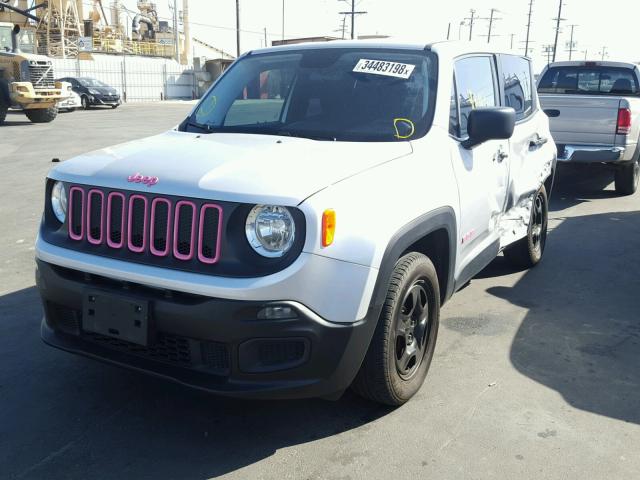 ZACCJAAT9FPB91932 - 2015 JEEP RENEGADE S ნაცრისფერი ფოტო 2